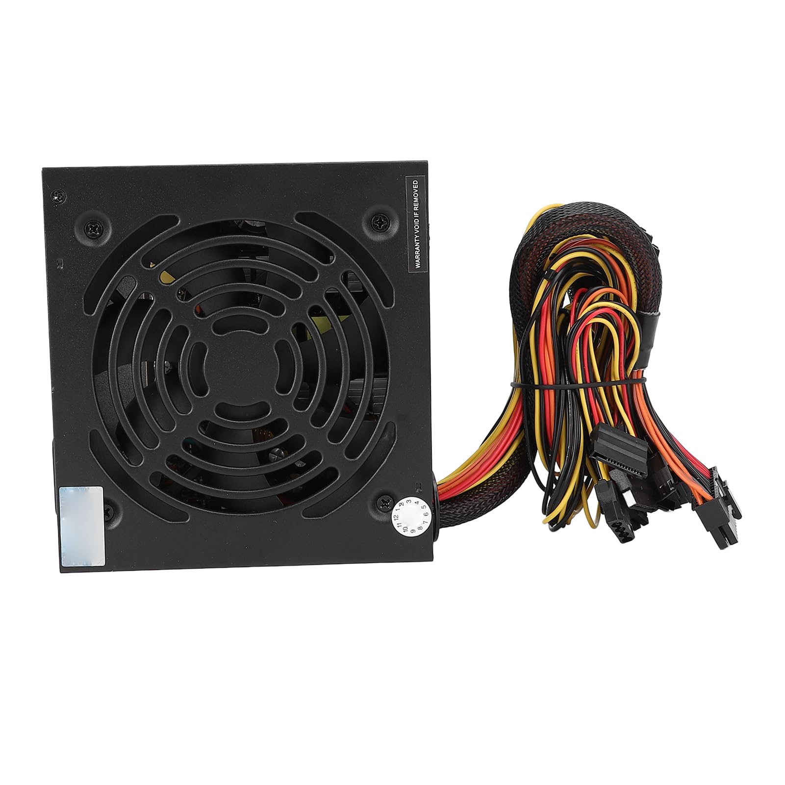 Alimentatore per computer desktop a massima efficienza energetica da 450 W con protezione da sovracorrente per utenti in lega di alluminio nero 1 W di potenza in standby