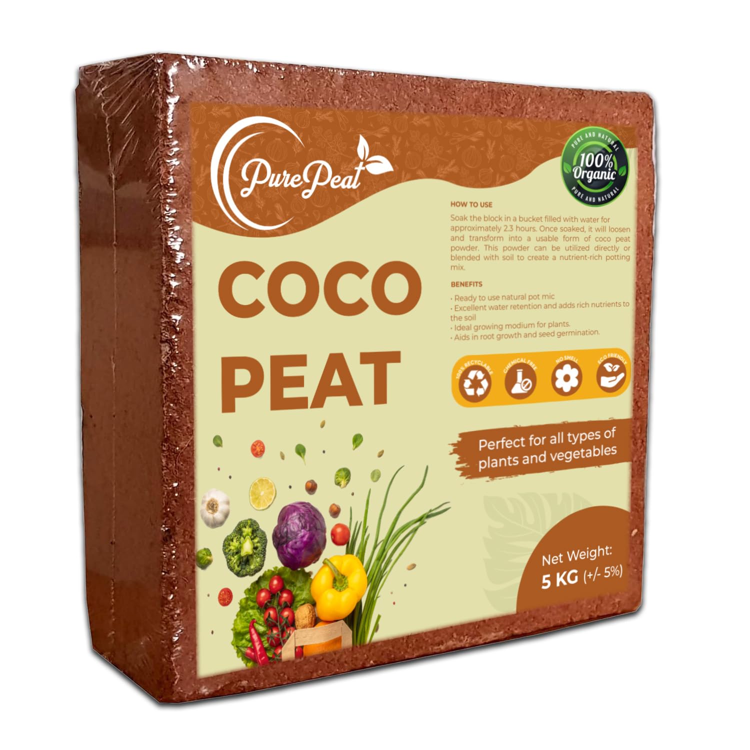 See full amazon price history chart for Pure Peat - Cocopeat Block for Home Garden Plants 5Kg | 100% Natural cocopeat Expand up to 75 liters | Best for Home Garden Soil Mixing and Potting Mix Pure Peat - Cocopeat Block for Home Garden Plants 5Kg | 100% Natural cocopeat Expand up to 75 liters | Best for Home Garden Soil Mixing and Potting Mix (B0DFX3K671) Amazon Price History, Amazon Price Tracker