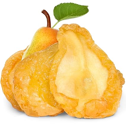 Dried Pears by It's Delish, 2 Lbs Bulk Bag | Fancy California Pear Slices No Sugar Added | Healthy Dried Fruit Snack Food Naturally Sweet Moist and Chewy Dry Fruit Snacks | Vegan, Kosher