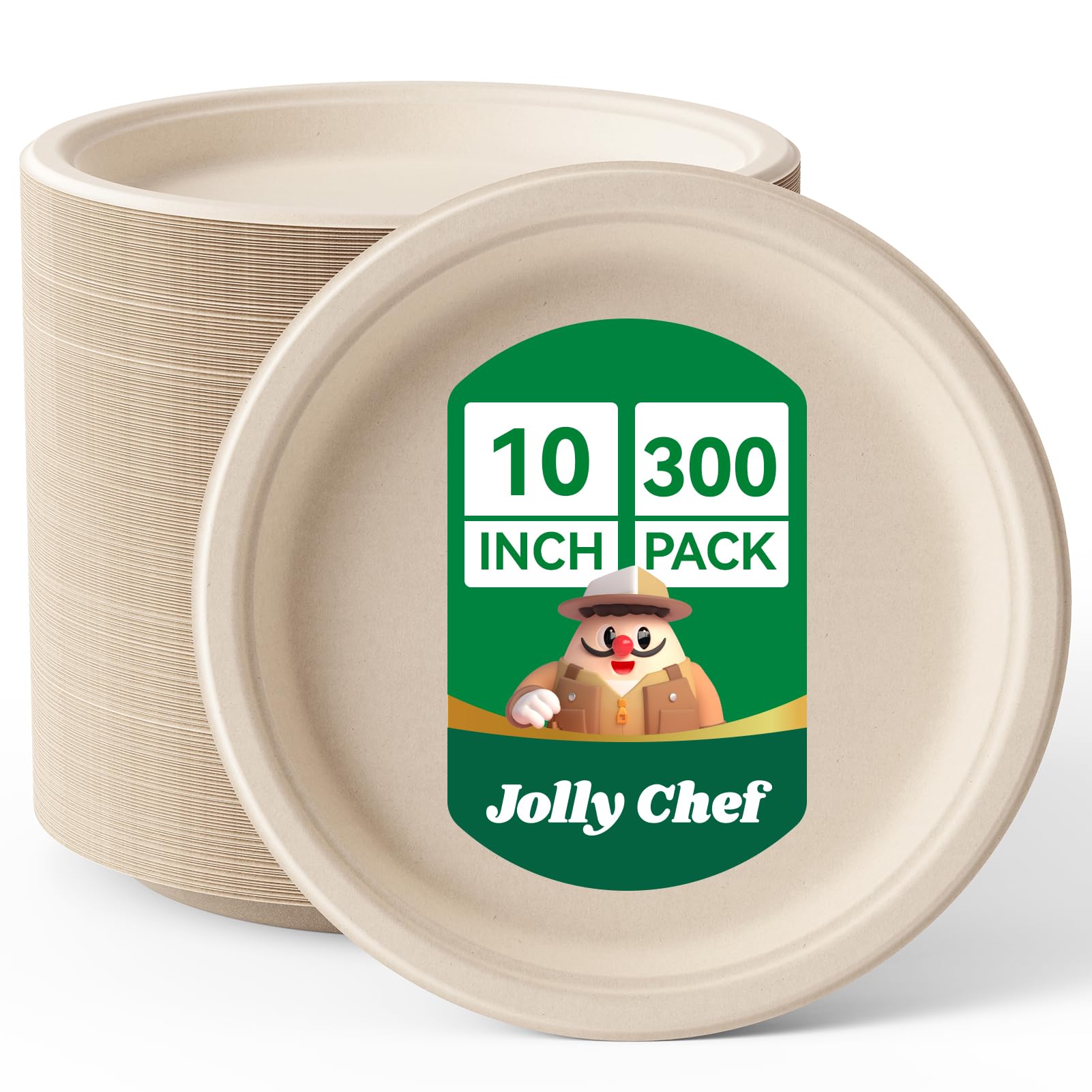 Eco-Friendly Compostable Plates - 125 Pack -14