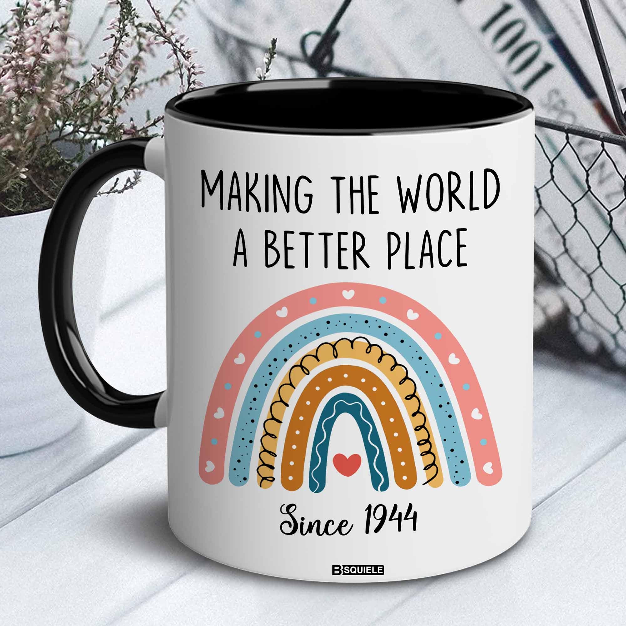80th Birthday Gifts For Women - 1945 Vintage Themed Ceramic Mug, 11OZ, Perfect For Mom's Milestone Celebration & Mother's Day - View #14