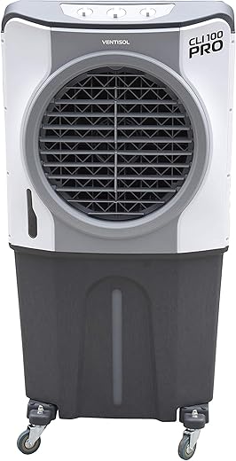 Climatizador Evaporativo, CLI100 PRO-01, Branco/Preto, 100L, 210w, 127v, Ventisol