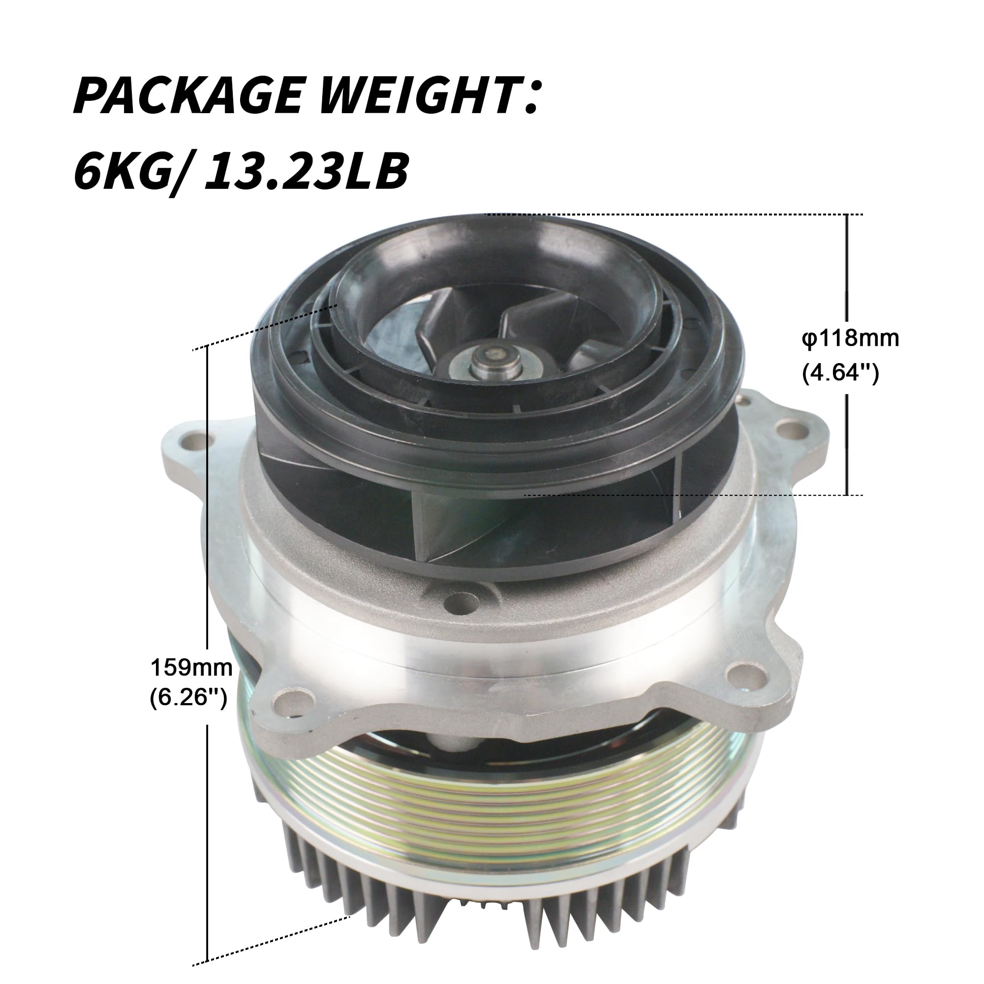 Amazon.com: Water Pump Truck Clutch for Paccar/DAF MX-13 Engine