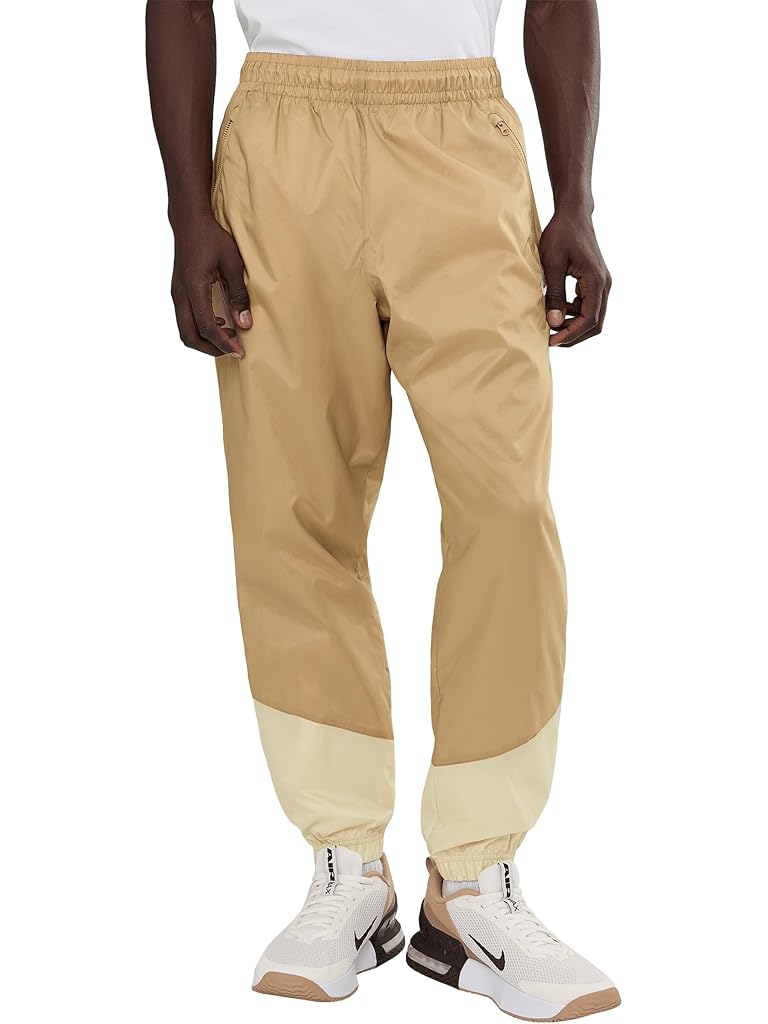 White Nike Windrunner Woven Lined Pants