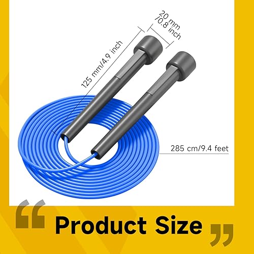 Miniatura 5 de Paquete de 10 cuerdas de saltar ajustables para fitness y ejercicio, cuerda de saltar de PVC para hombres, mujeres y niños, sin enredos para