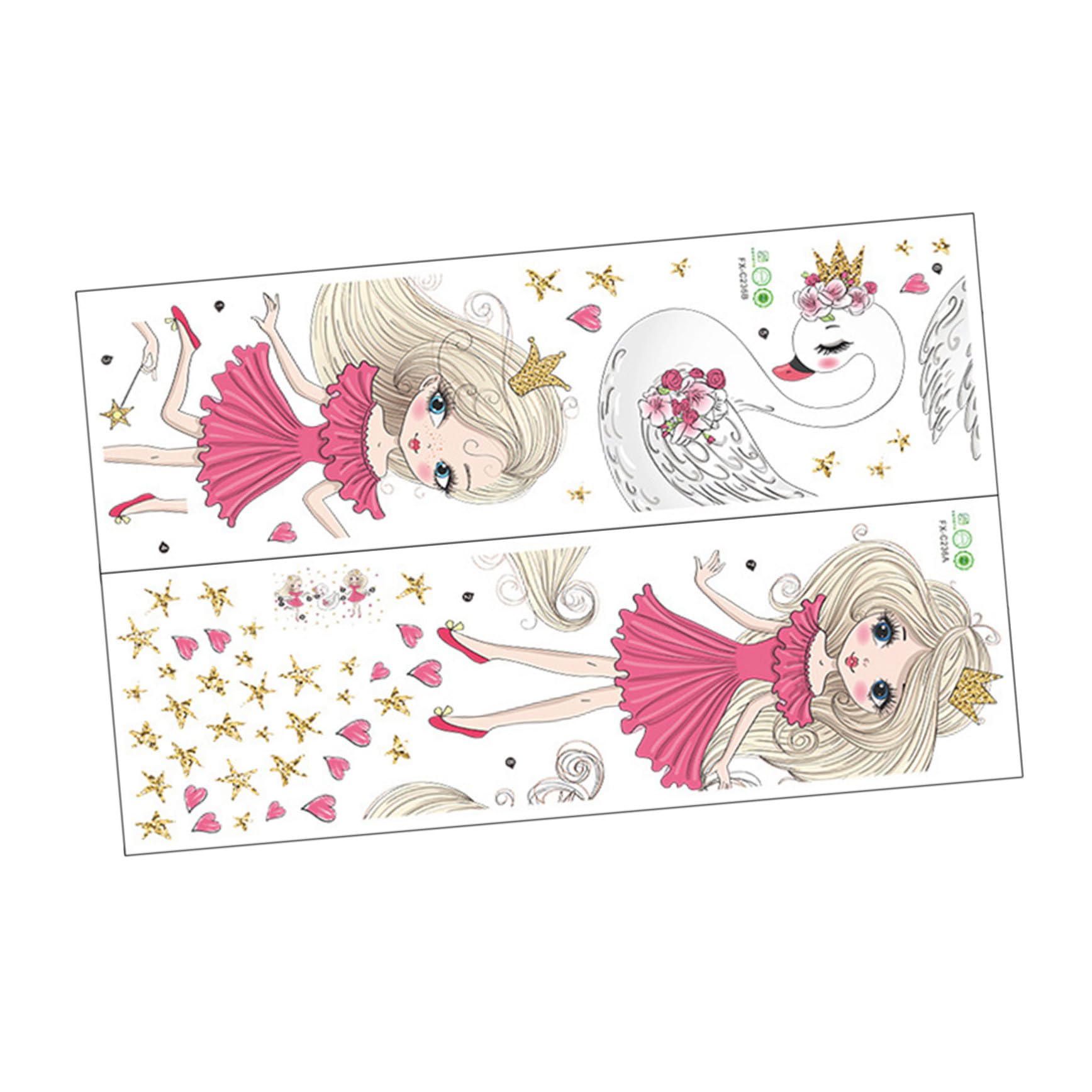 Stickers amovibles de stickers décor kid room danseur pour relooker sans abîmer les murs