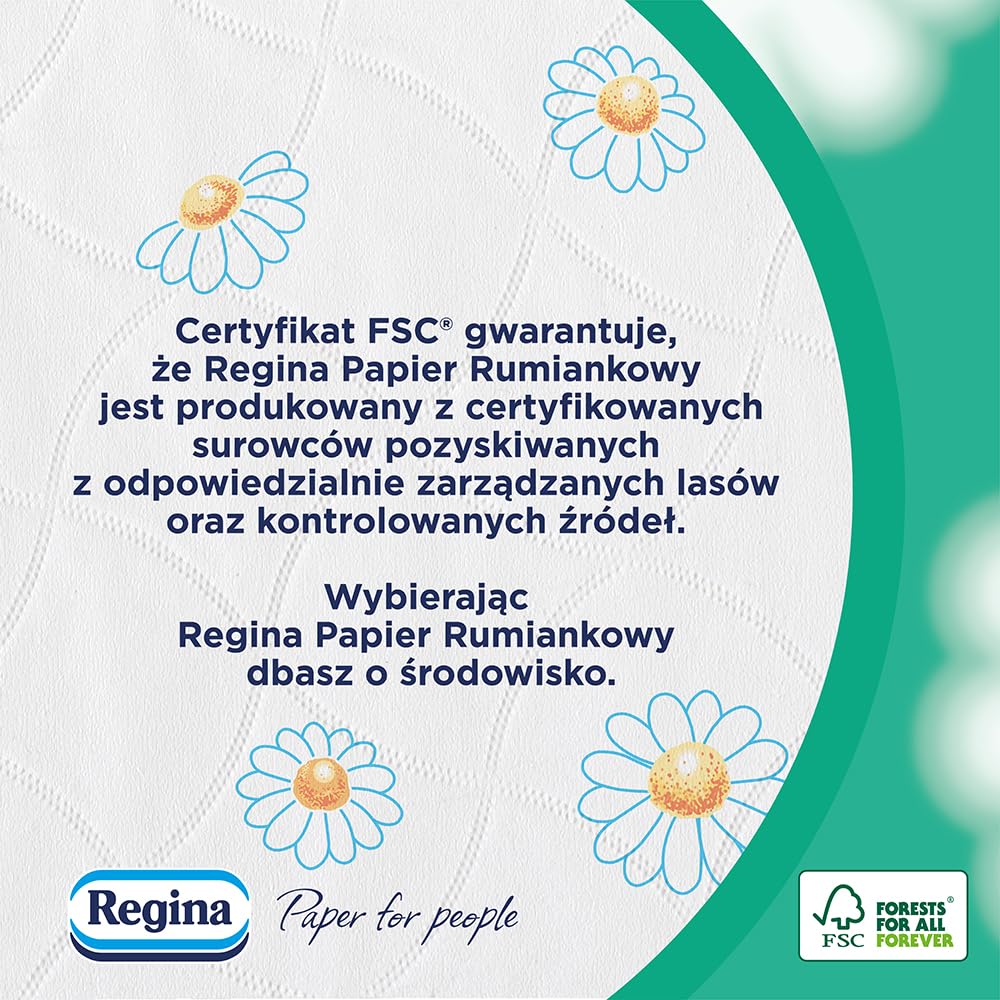 Regina Papel higiénico de manzanilla, 48 rollos