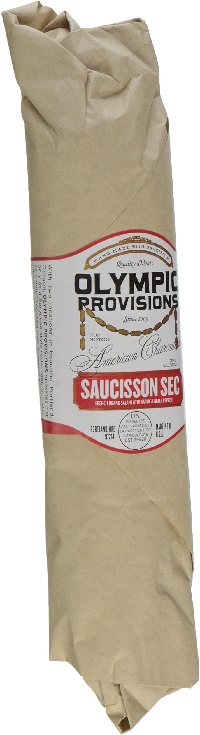 Olympic Provisions, Saucisson Sec, 4.2 oz