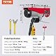 VEVOR 440lbs Electric Hoist with 14ft Wired Remote Control, Electric Hoist 110 Volt with 40ft Single Cable Lifting Height Motor, for Garage Warehouse Factory