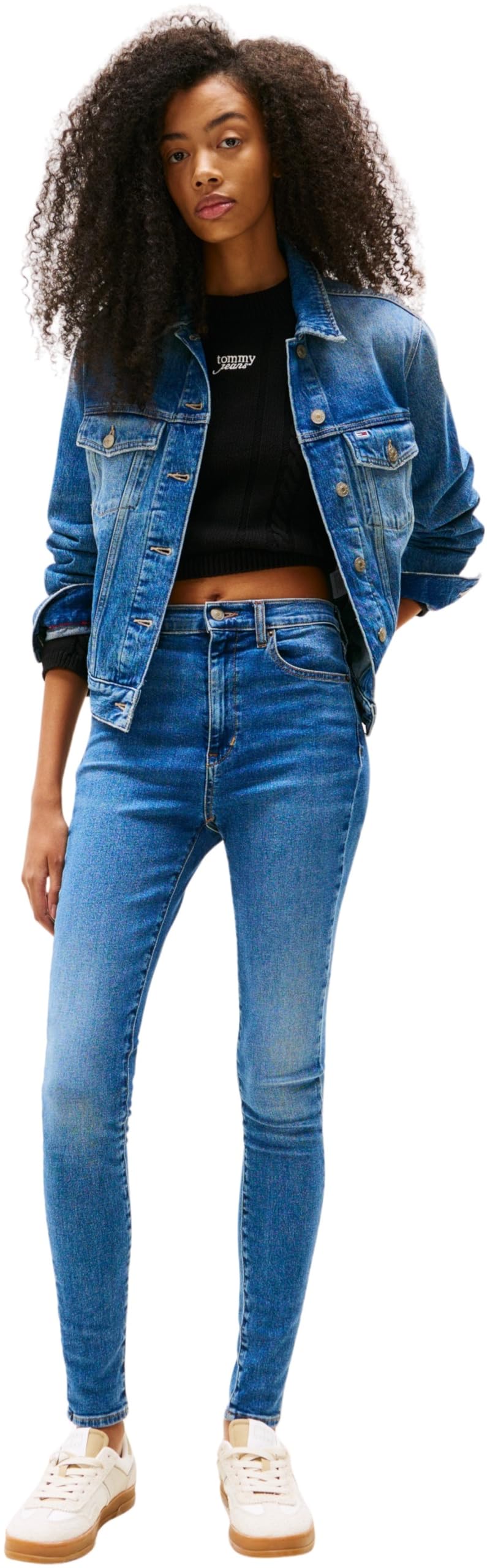 Tommy Jeans Sylvia Hgh Skn Bi0234 Dw0dw20655 - Wąskie Kobiety