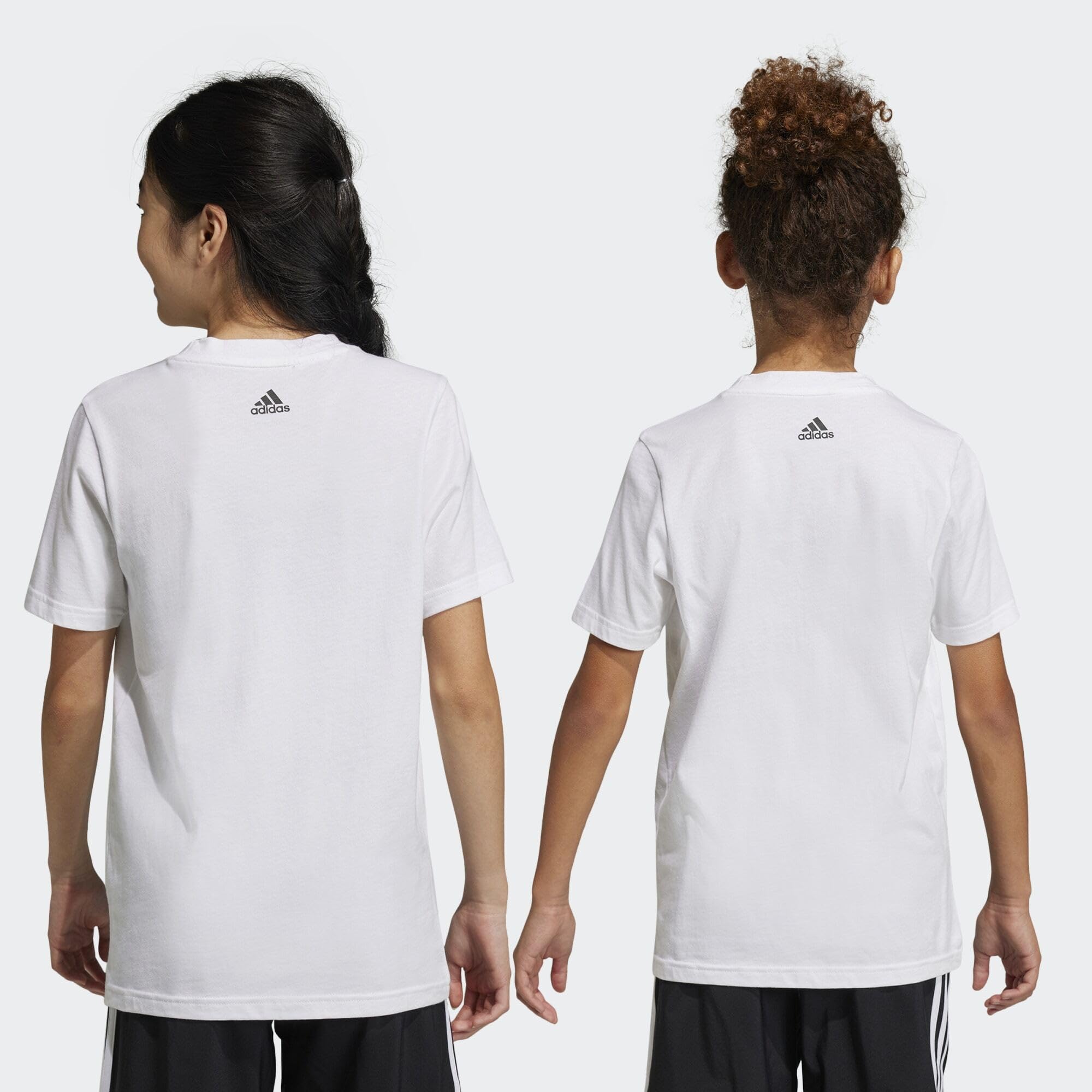 Adidas Essentials Linear Logo Cotton Tee Maglietta Unisex - Bambini e Ragazzi