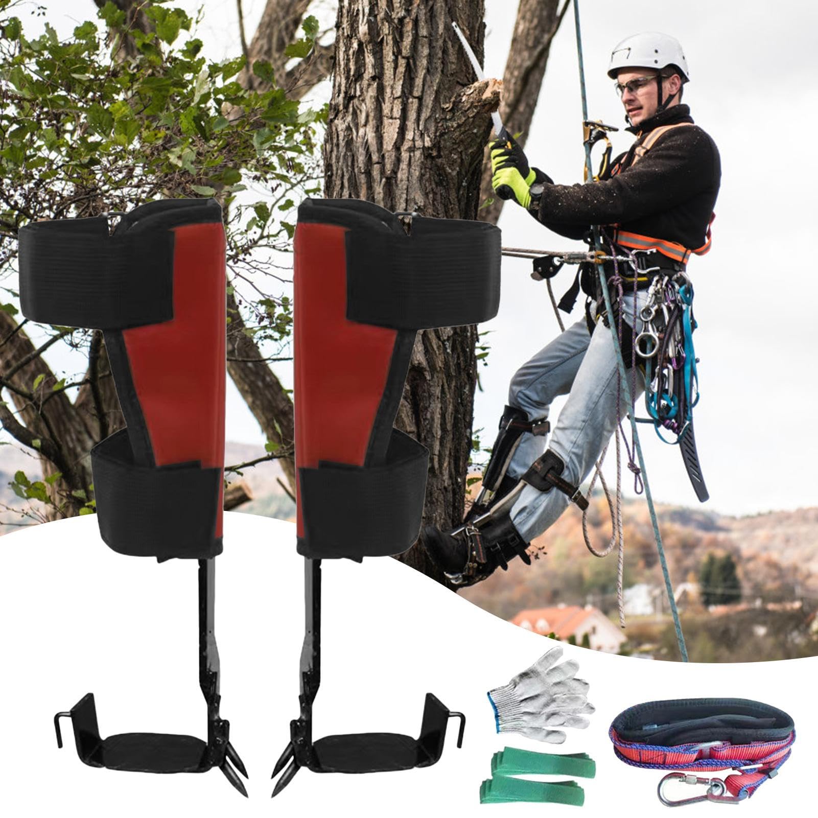 Baumkletter-Werkzeug - 13 x 3,94 Zoll verstellbare Baumspitzen Starke | Belastung | Kletterausrüstung | Professionelle Baumpflegerausrüstung für Arbeiten s