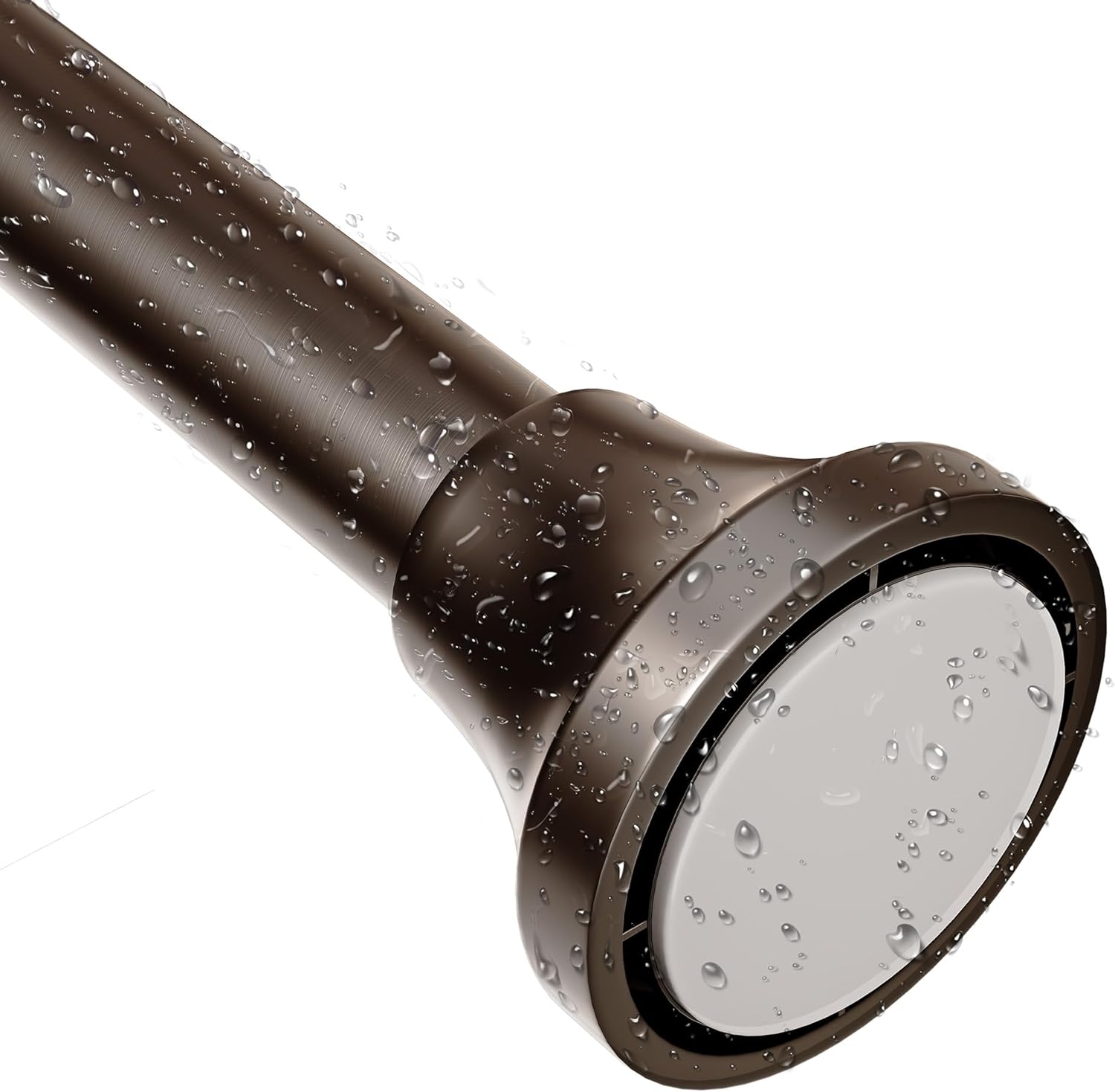 SZXIMU Shower Curtain Rod, 27-43 Inch Tension Shower Curtain Rod No Drill, Adjustable Spring Shower Rods, Never Rust Non-Slip Shower Rod for Bathroom, Bronze Bronze 27-43 Inch