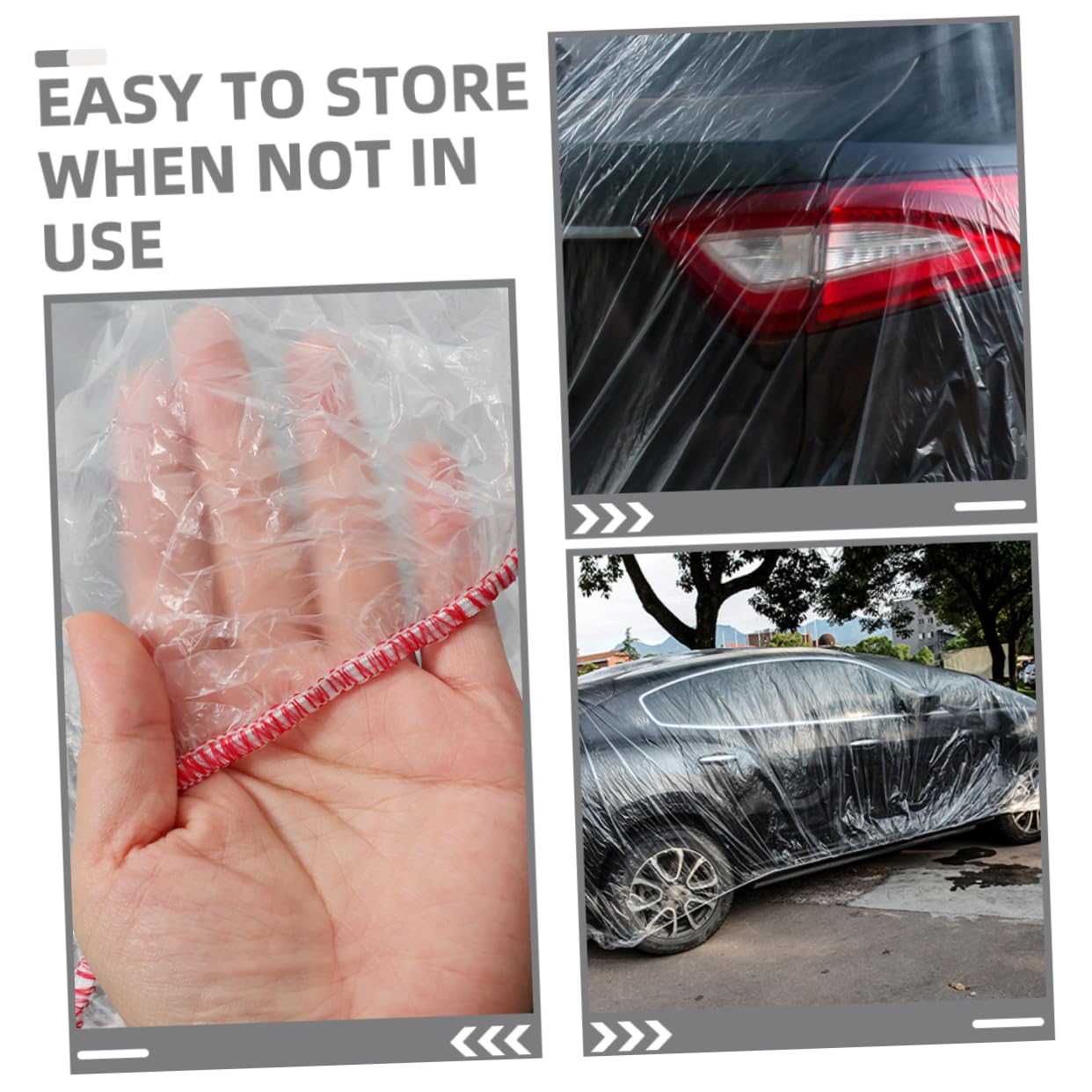 Cabilock Outdoor Car Rain Cover Universal Fit Your Vehicle Rain Sun Lightweight Design — view 6
