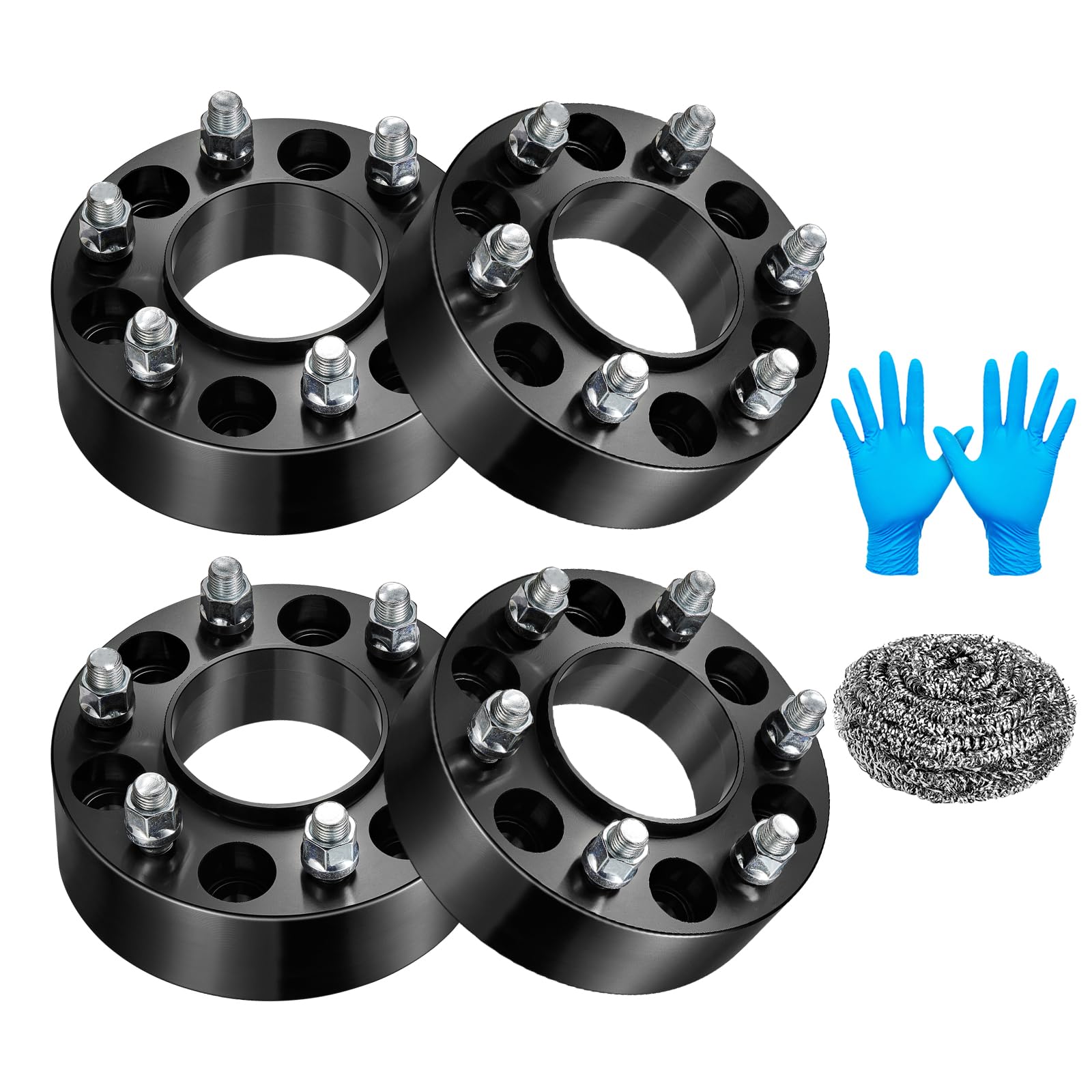BDFHYK 6x135mm Wheel Spacers, 1.25 inch Hubcentric Wheel Spacer Compatible with F150 Expedition Lobo 2015-2022,Forged 6 Lug Wheel Adapters M14x1.5 & 87.1 mm Hub Bore Compatible with Navigator,Set of 4