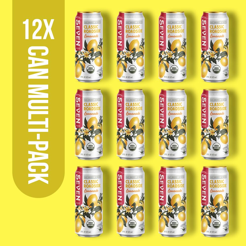 Amazon.com : SevenTeas Classic Lemonade, 16 OZ (Pack of 12 Cans