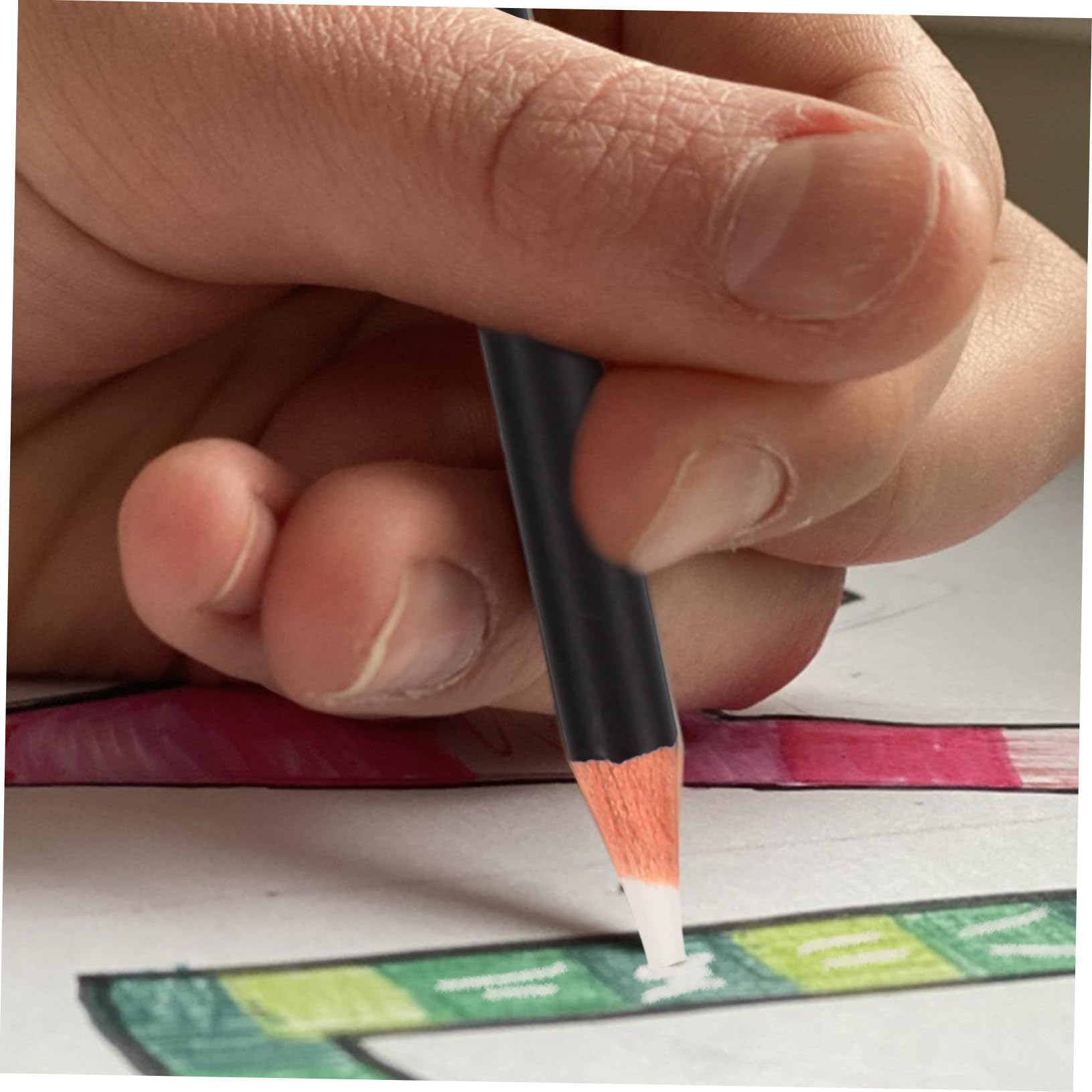 NUOBESTY 18piezas Eraser Pencil Rubber Sketch Eraser Pen with Sharpener for Artists and Students for School Use