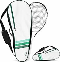 Fitby Lightweight Tennis Bag for Men & Women - Durable Racquet Bag w/ Adjustable Strap, Side Pockets, Fits Multiple Rackets (27" x 10")