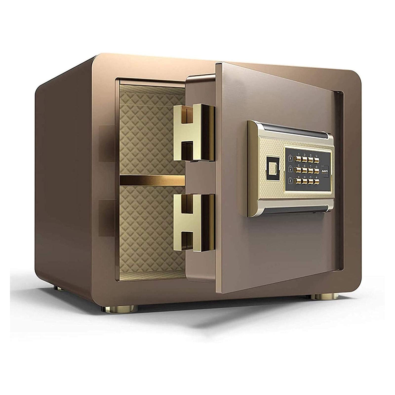 Seguridad de Gran tamaño, números de Seguridad, Acero electrónico, Caja de Seguridad con Teclado, Proteger Efectivo, Seguridad de Joyas, Pasaporte Adecuado para Familia, Negocios (Color: B)