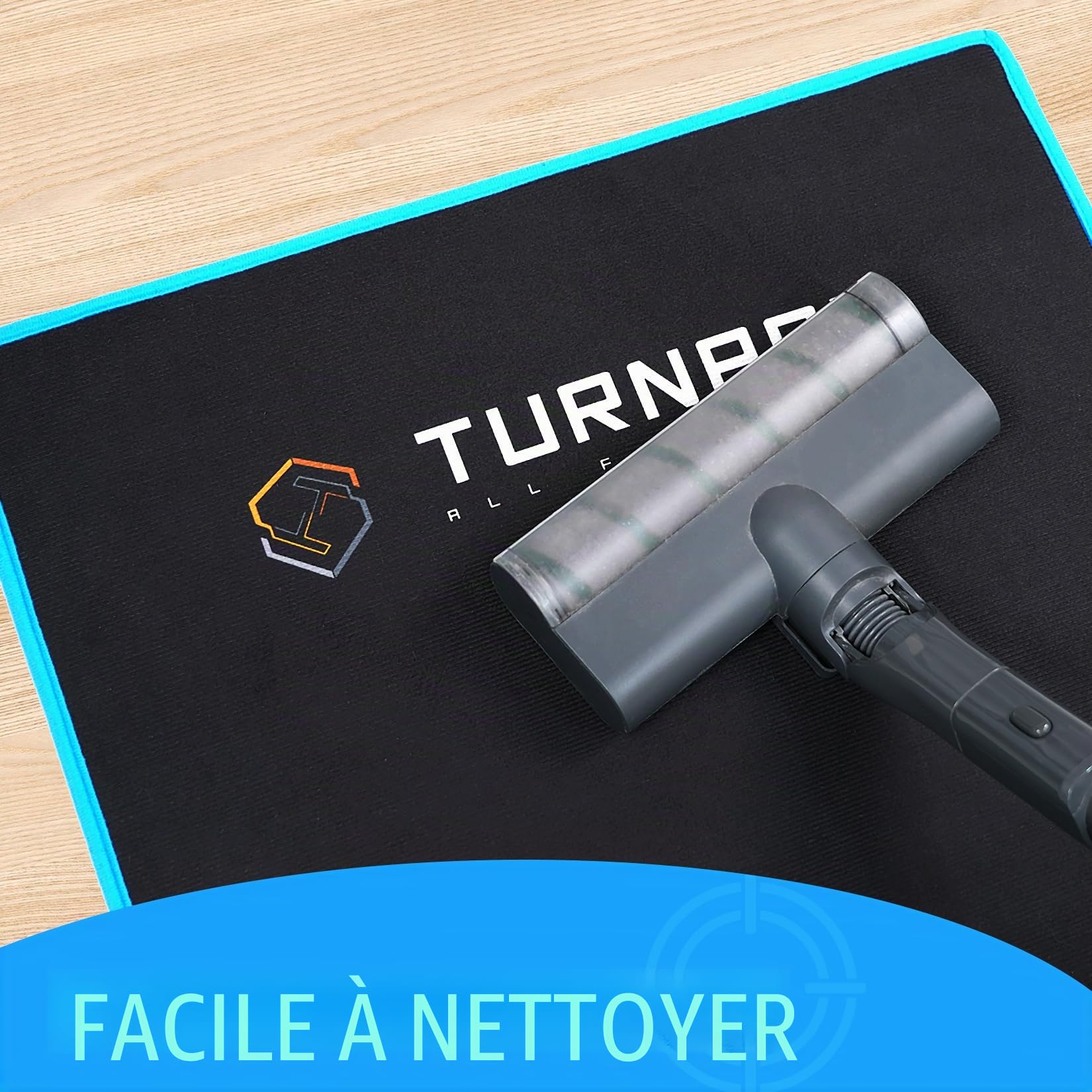 Turnart Tapis de Lancer de Fléchettes Professionnel - Protection de Sol, Normes Tournois, Compatible Fléchettes Acier et Soft Tip, Garantie 10 Ans