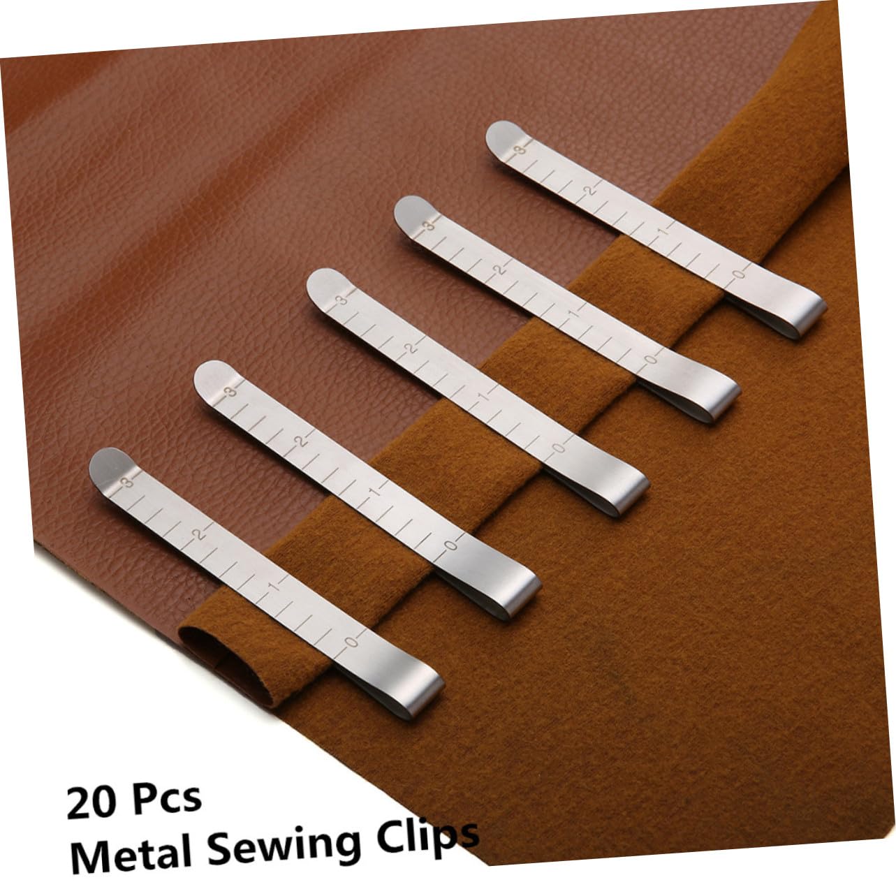 NUOBESTY 40stücke Metall Nähclips Für Quilting Und Saumarbeiten Maßlineal Präzise Markierungs Und Nähzubehör Für Hand Und Maschinenarbeit