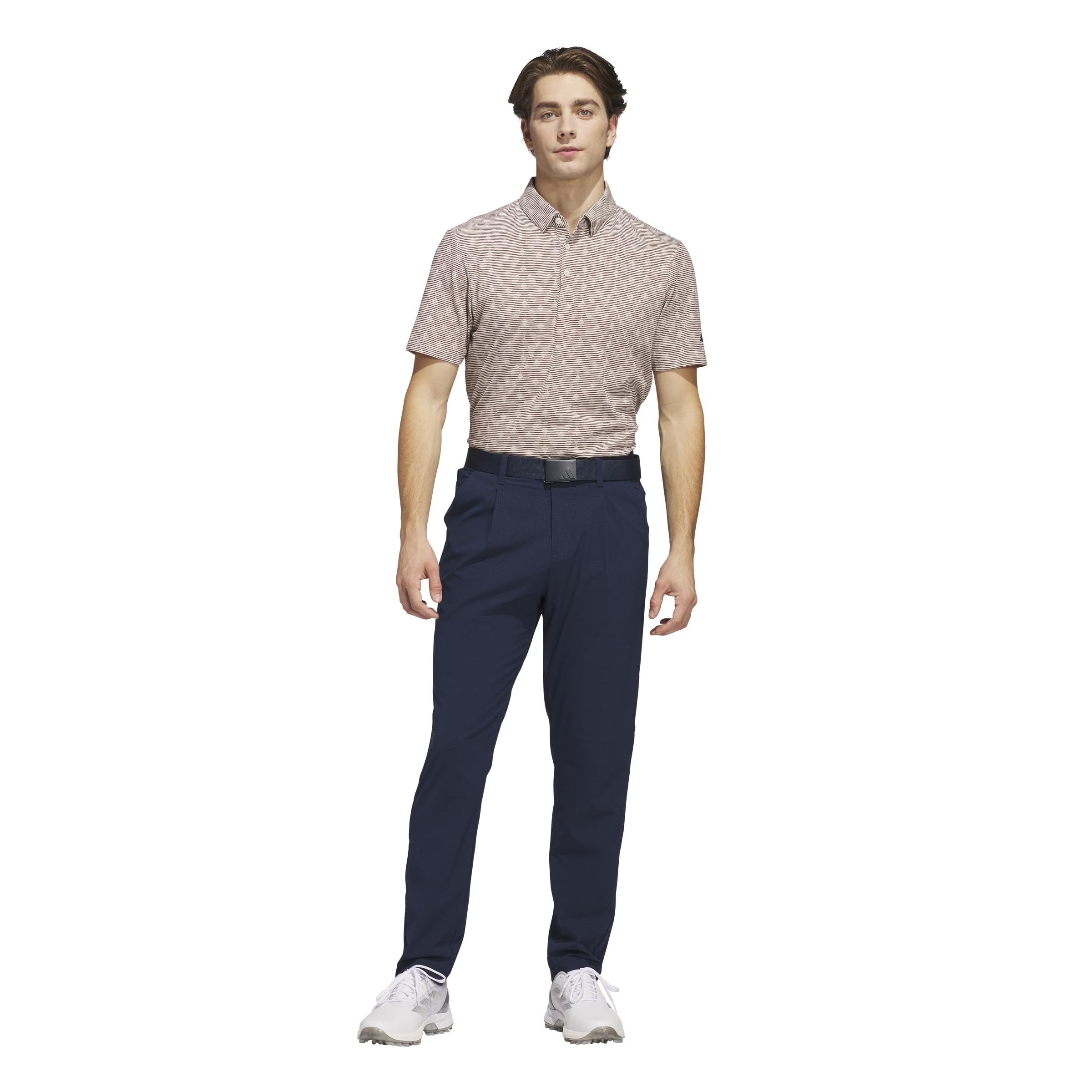 adidas Men's Go-to Printed Stripe Polo Shirt