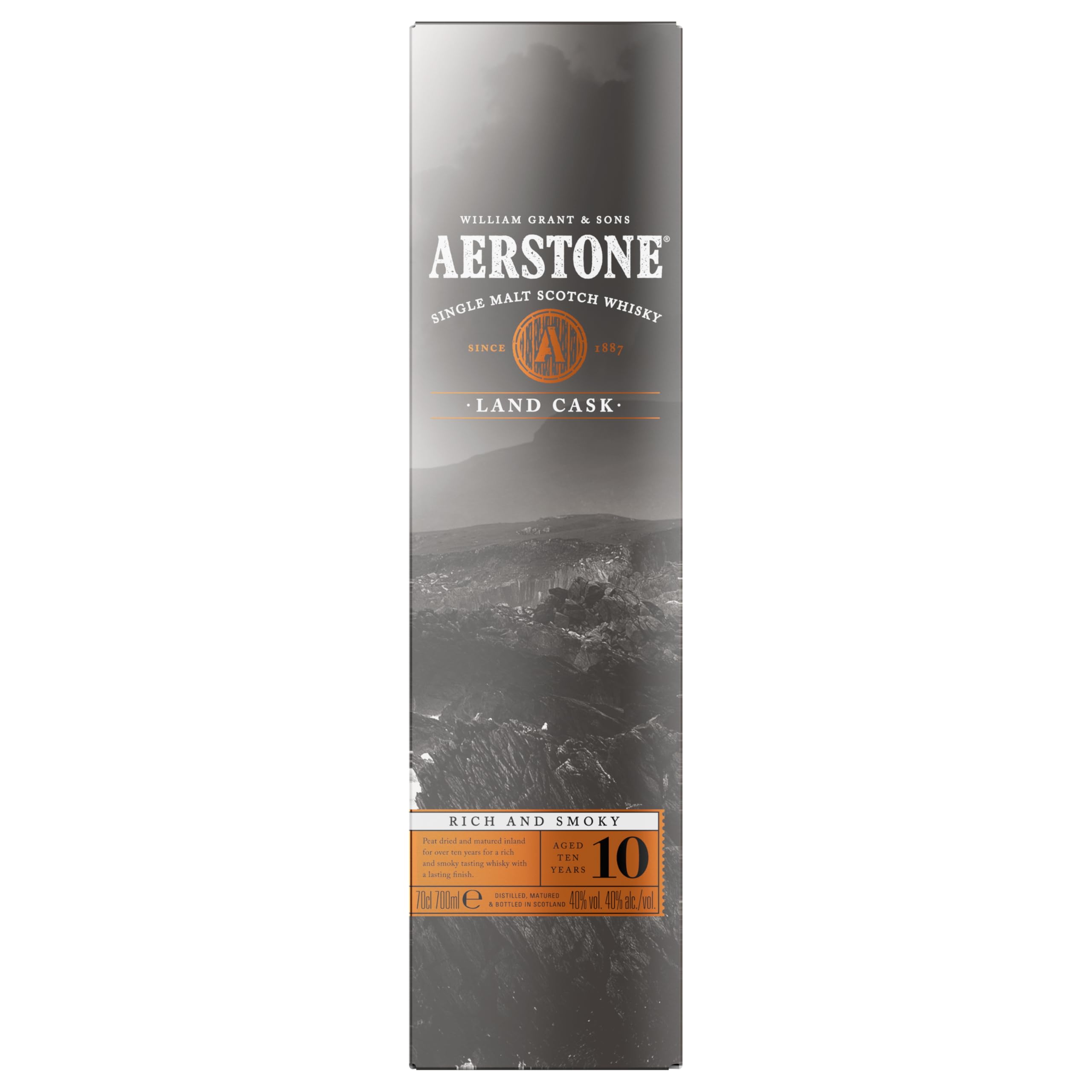 Aerstone Land Cask Single Malt Scotch Whisky 10 Anni, 70cl