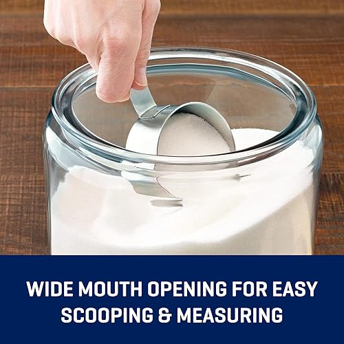 Miniatura 4 de Anchor hocking 85545R medio galón tarro de vidrio con tapa Heritage Hill, Transparente