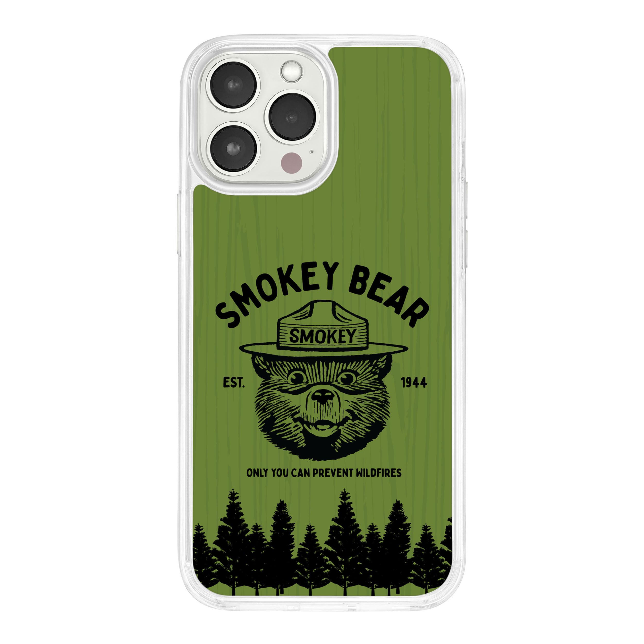 Affinity Bands X Smokey Bear HD Phone Case Compatible with MagSafe Apple iPhone 13 Pro Max (Wildfires)