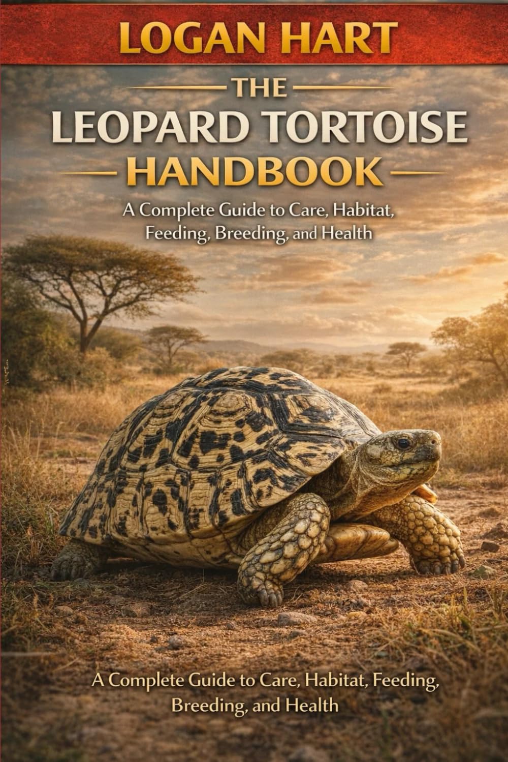 Leopard tortoise handbook: A Complete Guide to Care, Habitat, Feeding, Breeding, and Hea of a leopard tortoise lth