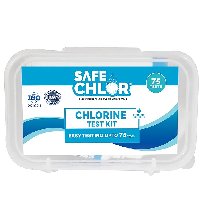 Buy Safe Chlor Chlorine Test Kit I Chloroscope I 75 Tests I Drinking