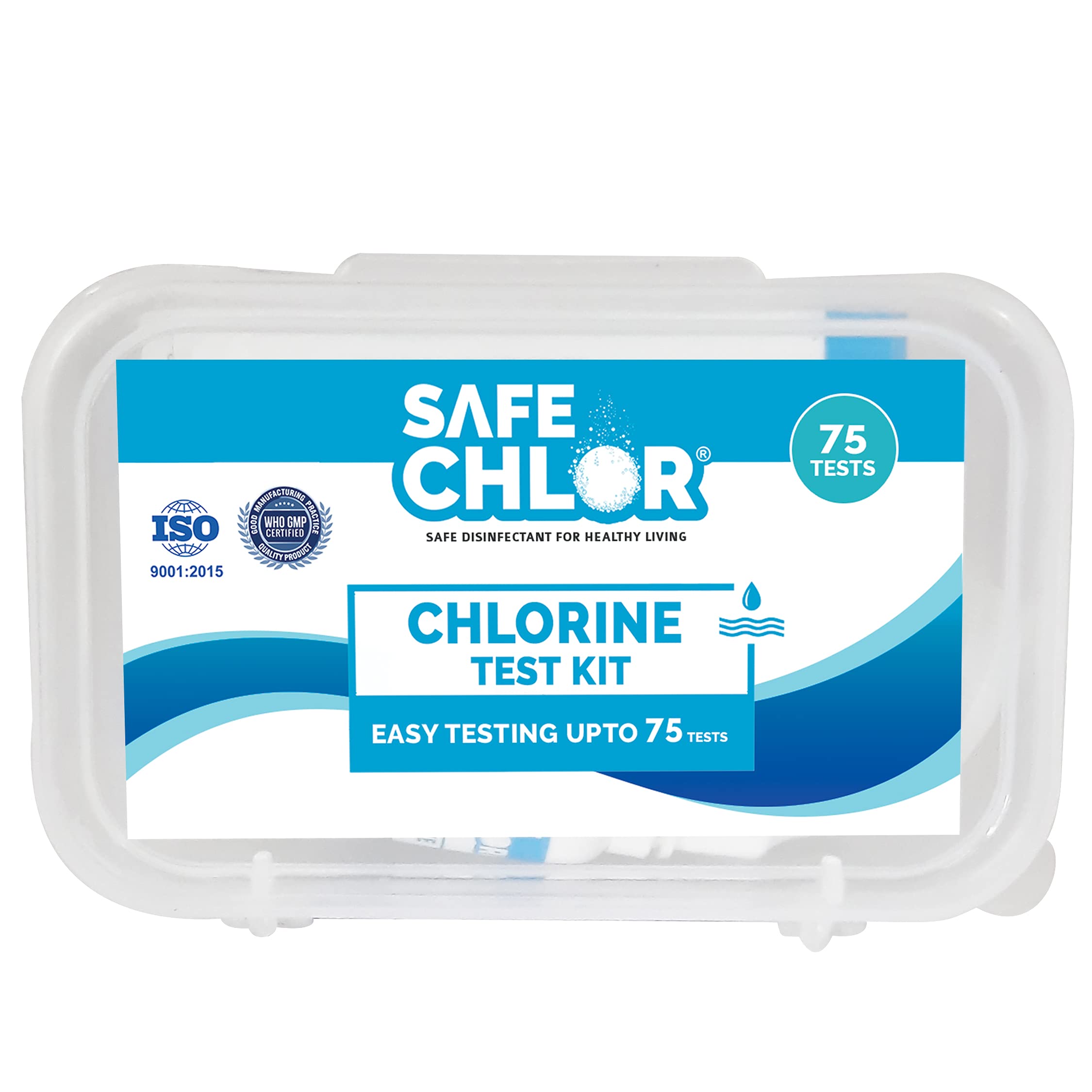 Buy Safe Chlor Chlorine Test Kit I Chloroscope I 75 Tests I Drinking