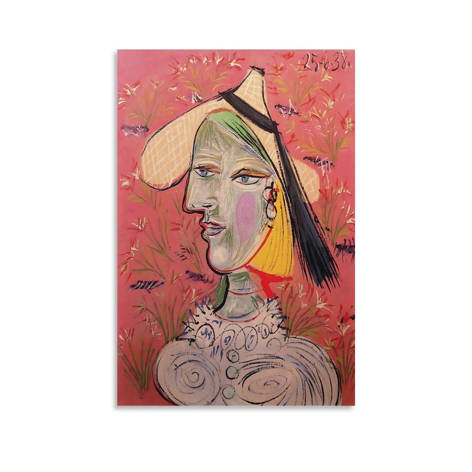 パブロ ピカソ(PABLO PICASSO)、【帽子を被った女】