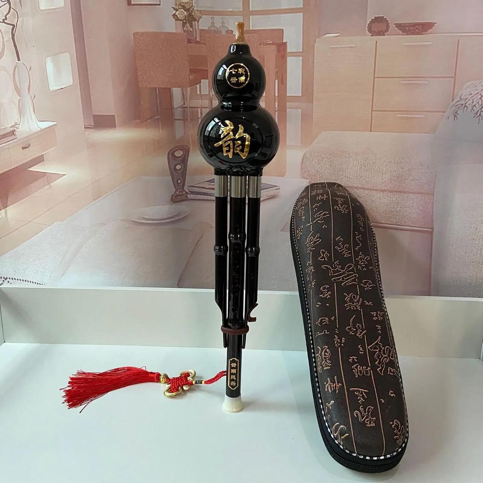 Instrument De Musique Hulusi Instrument De Flûte Hulusi Instrument De Musique Chinois Pour Amateur De Musique Débutant