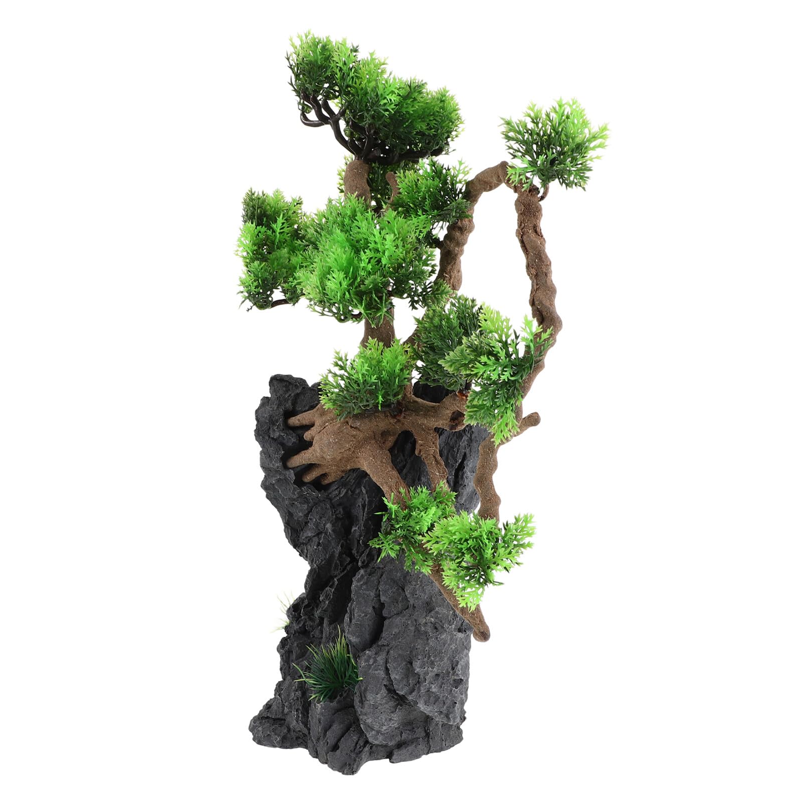 Levemolo Decoración De Peceras Decoración De Peceras Vegetación Decoraciones De Árboles para Acuarios Simulación De Plantas Acuáticas Artificiales Árbol Bonsái Plantas Falsas para