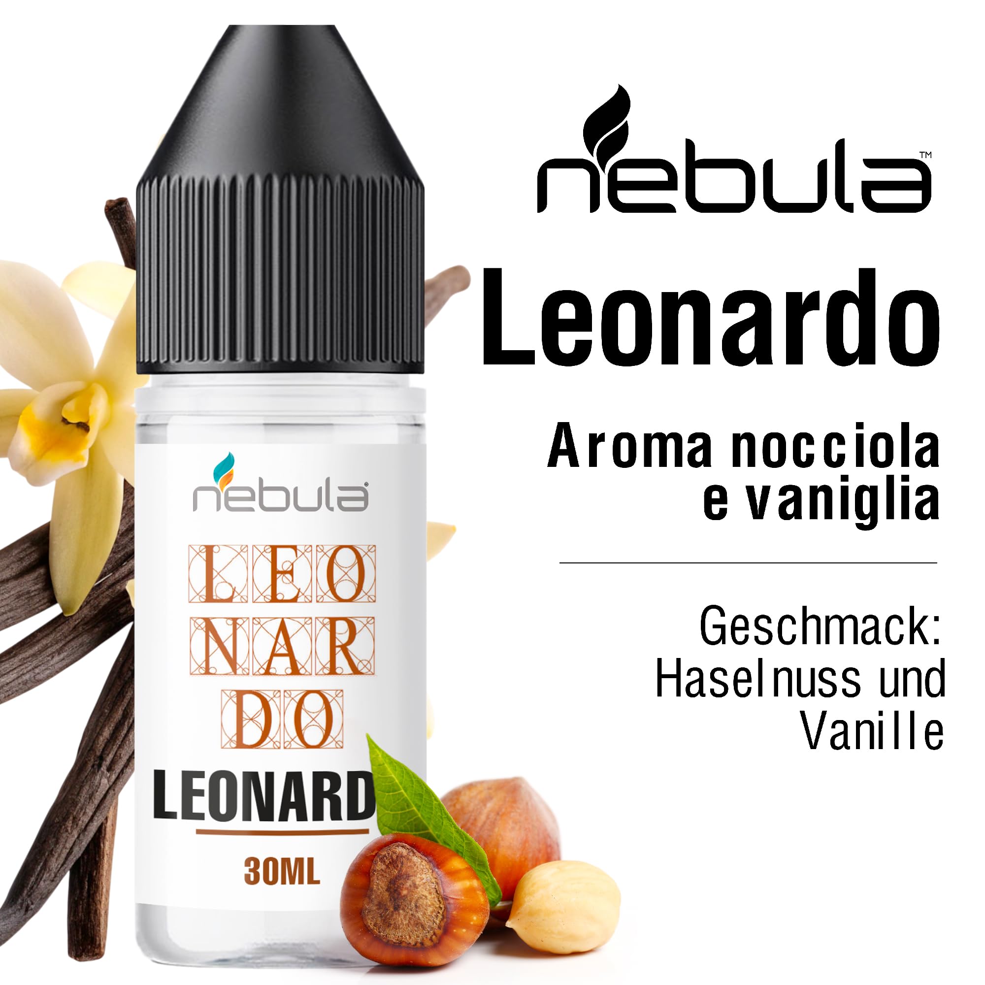 Nubula Aroma 30 ml Leonardo – Fabriqué en Italie : Amazon.fr: High-Tech
