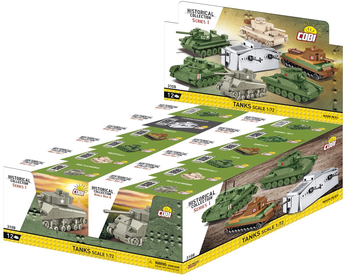 CDU 12 pcs Tanks scale 1:72
