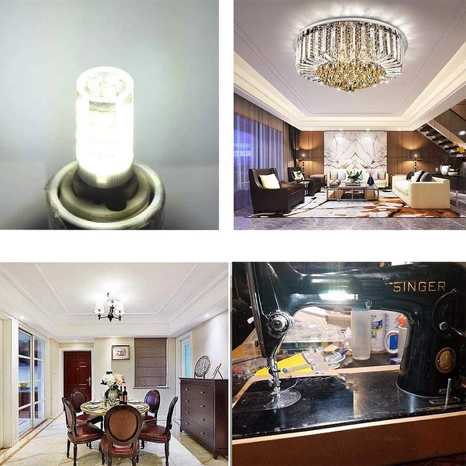 BA15D Lampadina LED a mais Dimmerabile 10w Doppio contatto Attacco a baionetta 102 LED 2835 Smd 360 gradi; Lampadine con angolo del fascio bianco freddo 1000lm illuminazione decorativa domestica, con