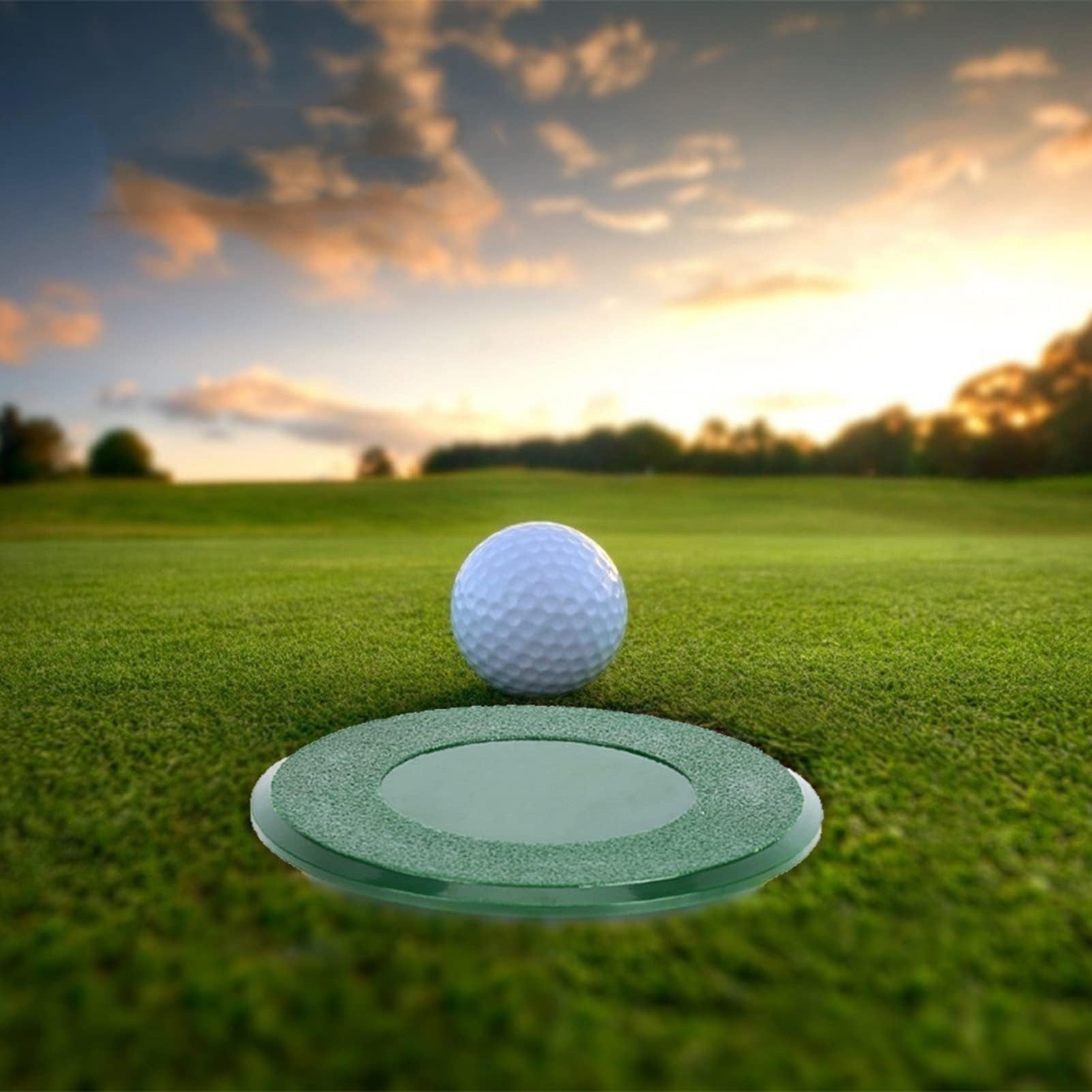 Green Golf Cup Cover Golf Hole Putting Cup Practice Cup Narzędzia treningowe do podróży do domowego biura