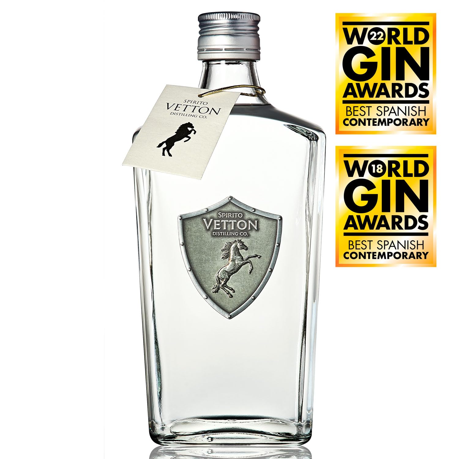 Pack 2 Ginebras Gourmet Spirito Vetton Extra Dry “Mejor Ginebra de España 2022”