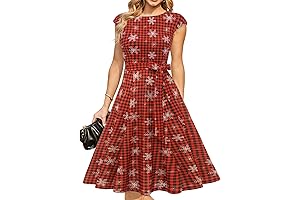 Winter Holiday Cheer Dresses For Women 2024
