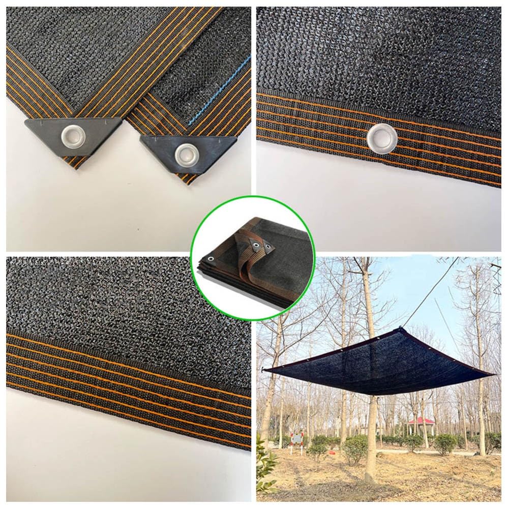Tenda a vela per esterni, 85% tessuto ombreggiante, resistente telo in rete per patio, giardino e serra, disponibile in misure 2 x 4 m, 3 x 8 m, 4 x 6 m, 6 x 10 m, 8 x 8 m (3 m x 8 m)