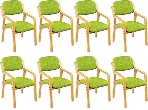 Miniatura 10 de CLATINA Silla de comedor con pies ajustables, silla de piel sintética para cocina, sala de estar, comedor con patas de metal resistentes, modernas