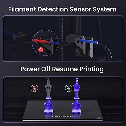 Miniatura 6 de LGT - Impresora 3D más larga LK5 Pro mejorada con kit de doble soplador, tamaño de impresión grande de 11.8 x 11.8 x 15.7 pulgadas (11.811 x 11.811