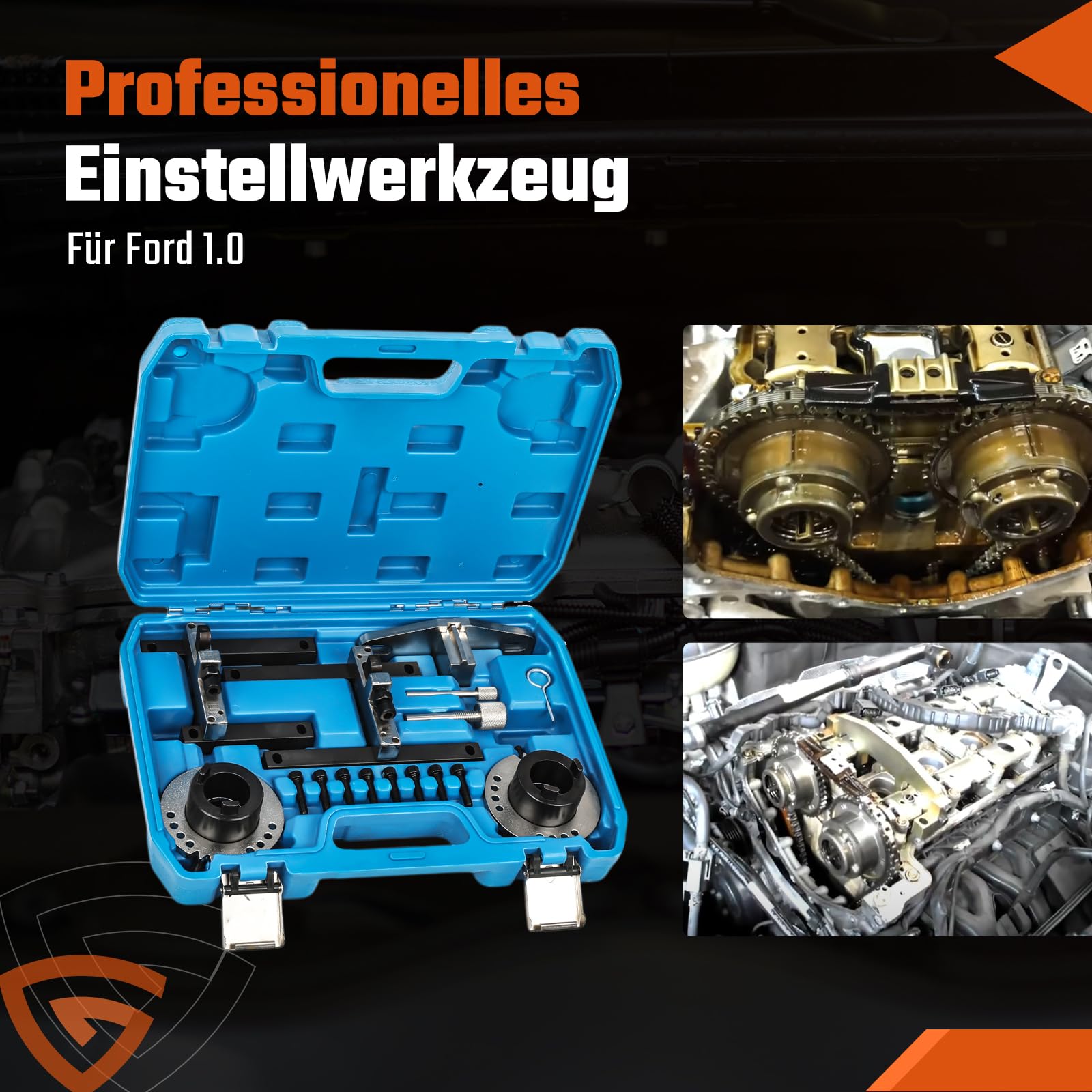GEARMONSTER Motor Einstellwerkzeug Satz Zahnriemen Werkzeug für Ford 1.0 ECOBOOST