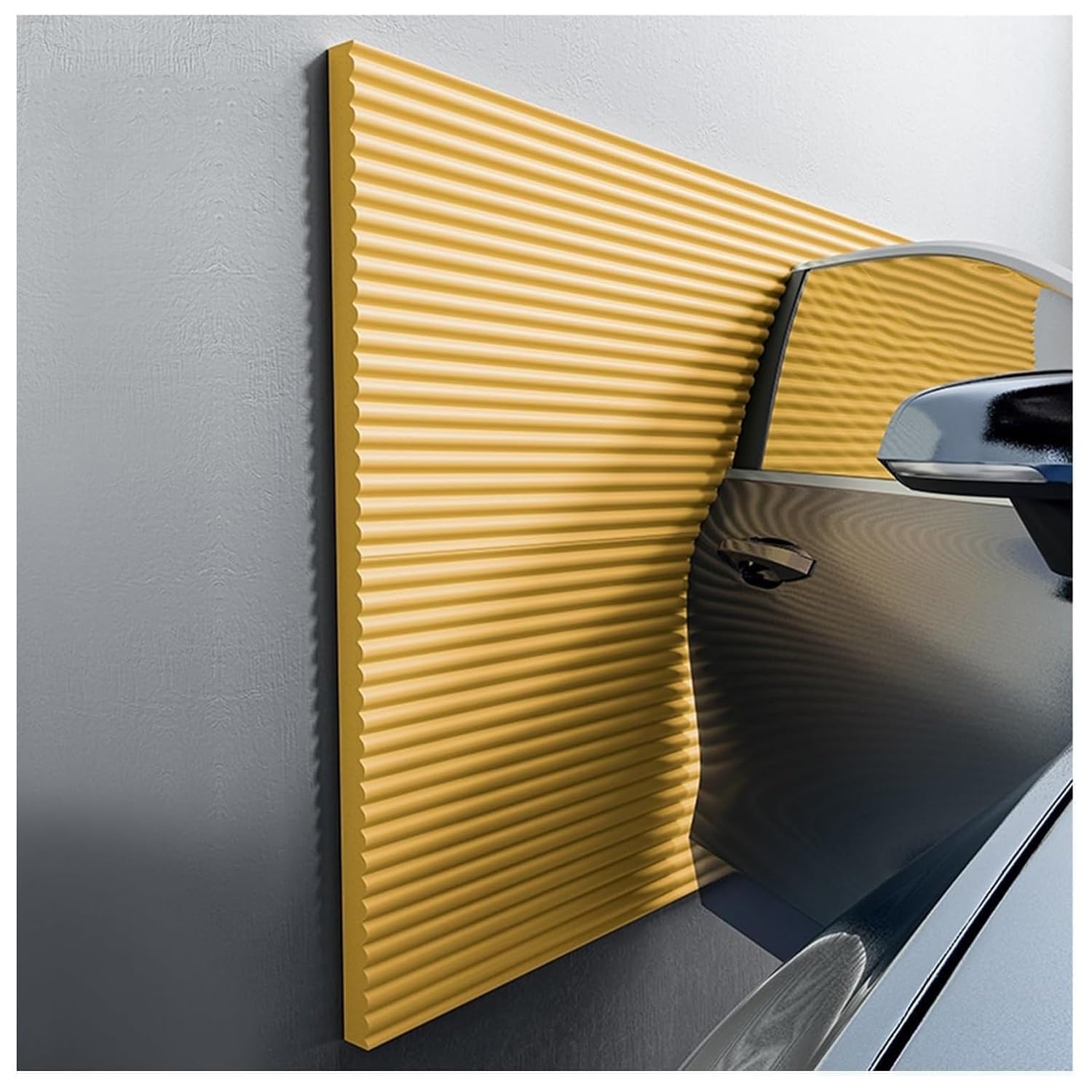 Paracolpi Per Garage In Gommapiuma - 200x20 Cm O 500x20 Cm, Autoadesivo