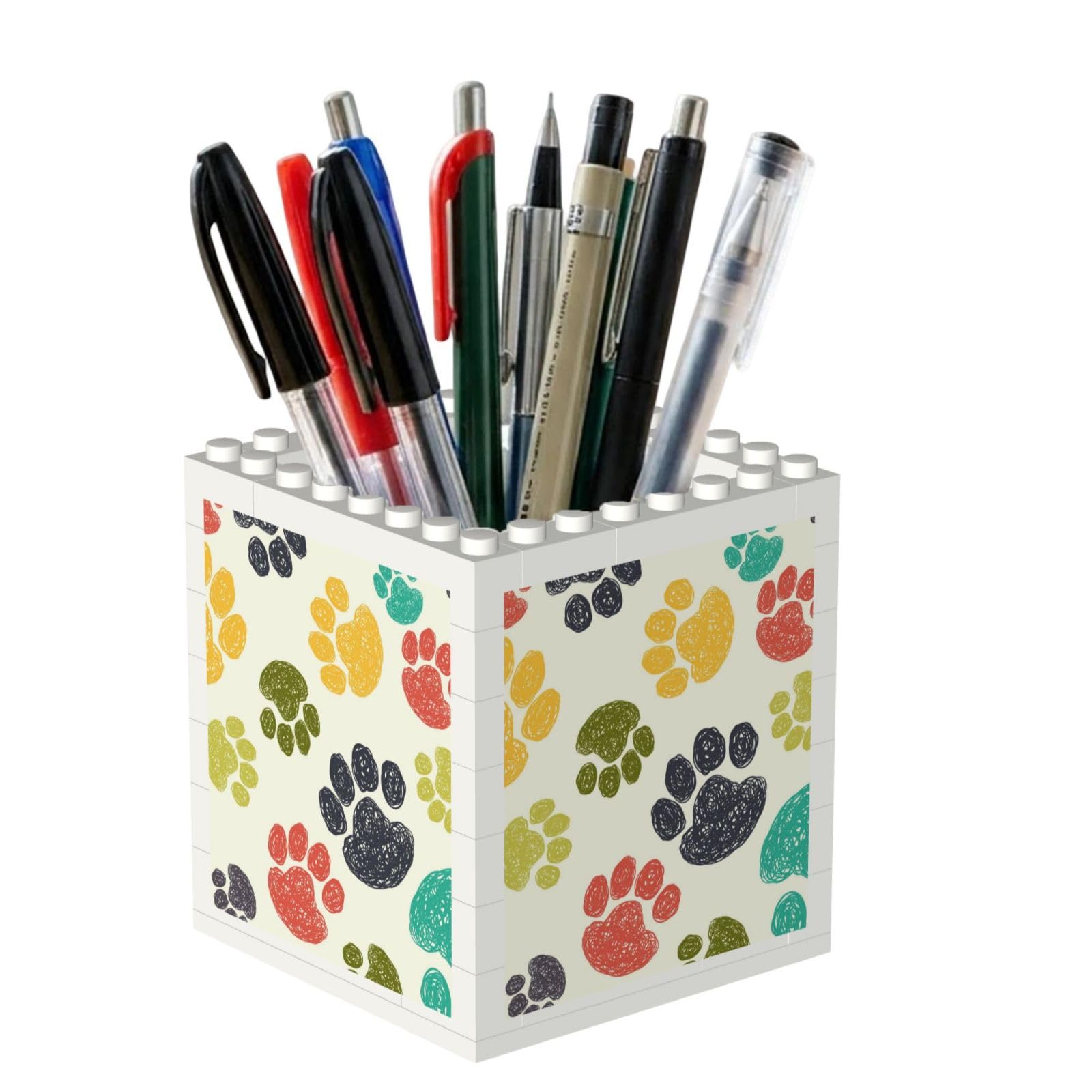 Poadnly Cute Dog Paw, Pen Pot Pencil Holder for Office Home School, Compact Desk Organiser for Office Stationery