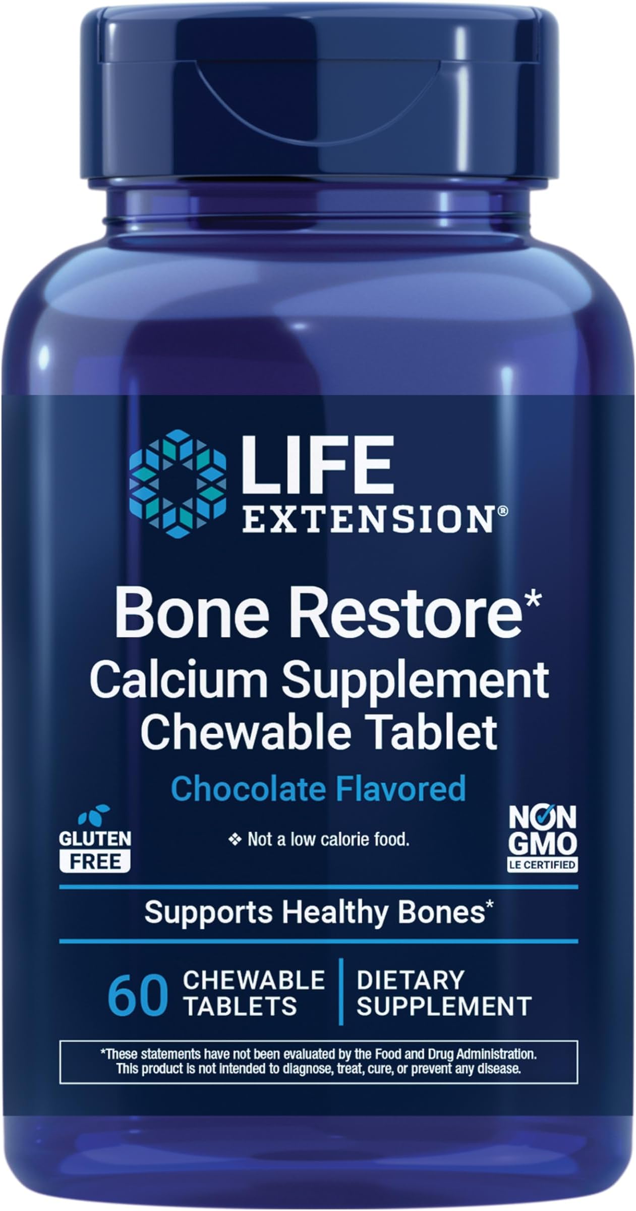 Life Extension Bone Restore Chocolate, 60 Tabs (Pack of 1)