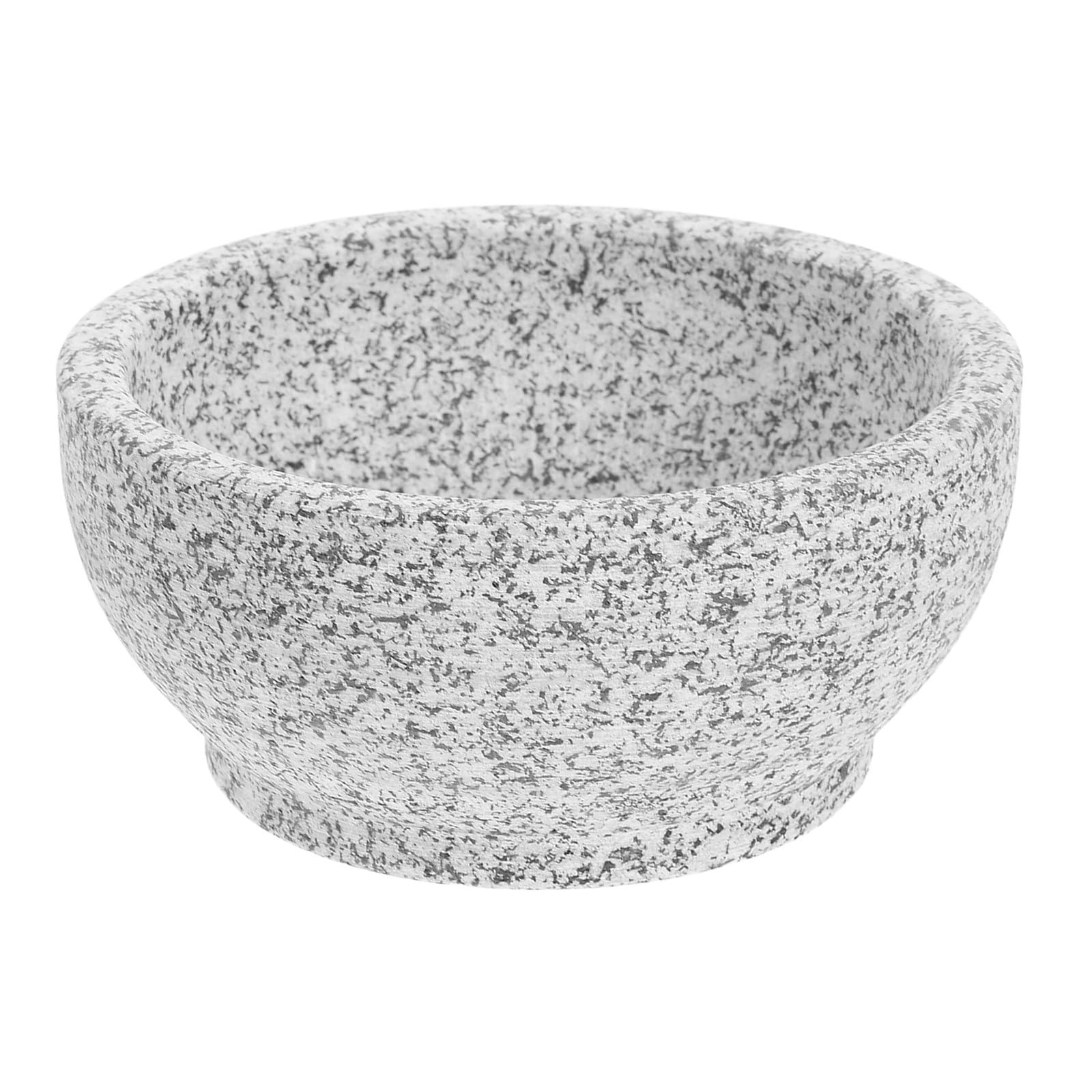 Marmite à bibimbap en pierre naturelle Homoyoyo 14cm bol traditionnel pour restaurant