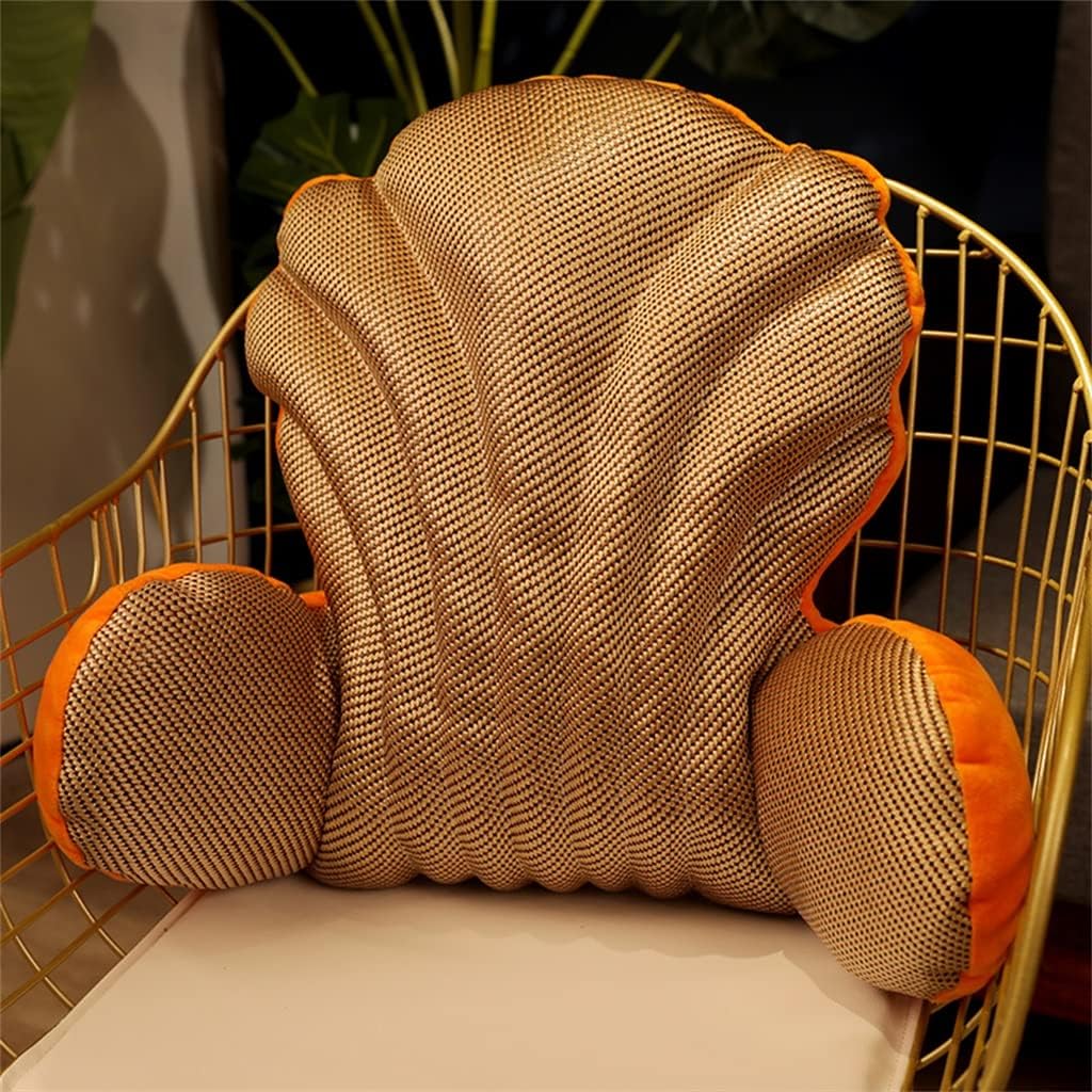 Rattan Seat Pillow Lumbar Cushion Sedentary Back Support
